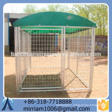 Baochuan powder coating galvanized eco-friendly and stocked dog kennel/pet house/dog cage/run/carrier